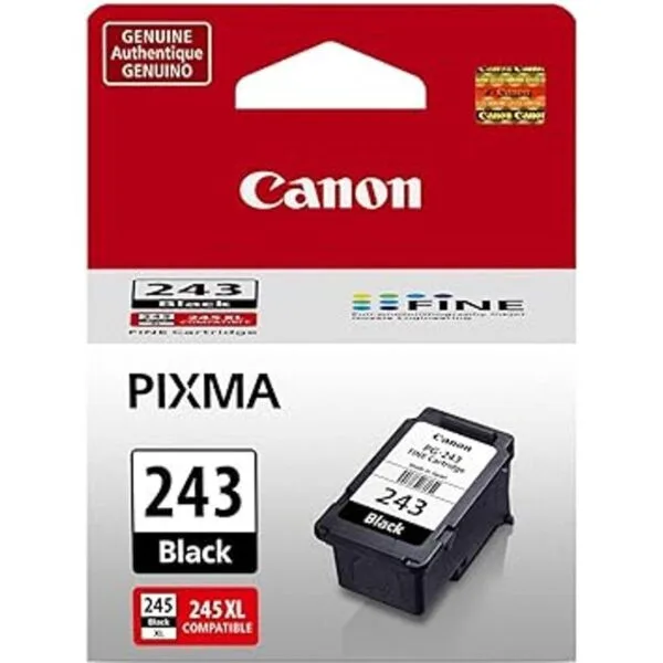 Canon Paquete de 2 cartuchos de tinta negra PG243 para_2