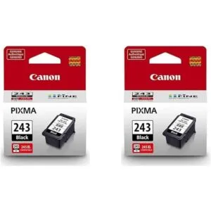 Canon Paquete de 2 cartuchos de tinta negra PG243 para_1