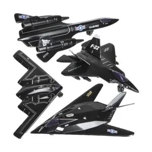 ArtCreativity Bombardero Stealth Diecast con mecanismo de