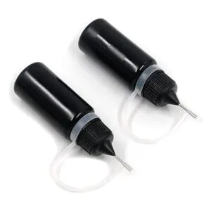 T Tulead Aplicador de punta negra botella de plástico con_2