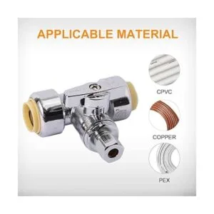 SUNGATOR Service Tee Stop Valve 12 Ptc x 12 Ptc x_4