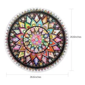 Bgraamiens Rompecabezas geométrico colorido de mandala_3