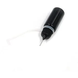 T Tulead Aplicador de punta negra botella de plástico con_4