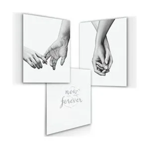 Decoración de pared de dormitorio para parejas minimalista_1