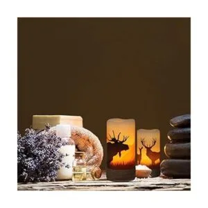 GenSwin Velas LED sin llama que funcionan con pilas_2