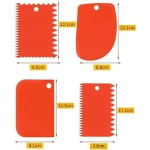 PZRT Juego de 6 rascadores de arcilla de plástico con_3