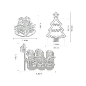 Plantilla de metal para manualidades con diseño de árbol