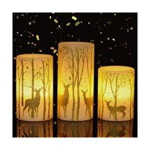 GenSwin Velas sin llama que funcionan con pilas parpadean_1