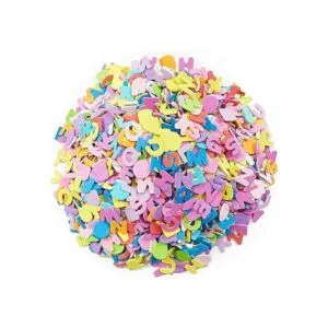 1560 calcomanías de espuma del alfabeto para artes y