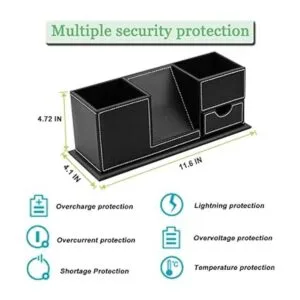 TKDY Organizador de cargador de teléfono inalámbrico de_3