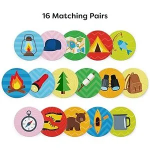 Juego de memoria a juego para niños 32 tarjetas de_5