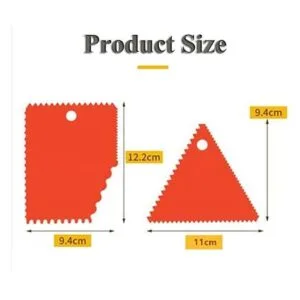 PZRT Juego de 6 rascadores de arcilla de plástico con_2