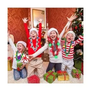 8 Pack de Nochevieja Luz de Guirnalda Collares Coloridos_5