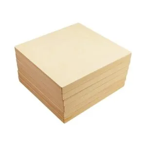 Owevvin Juego de 6 paneles de madera sin terminar 8.0 x