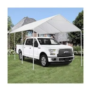 Thanaddo Lona resistente de 11 x 20 pies con 48 cuerdas