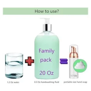 Lil Ray Botella de espuma vacía de 2 onzas dispensador de_6