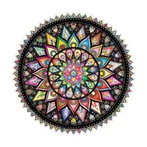 Bgraamiens Rompecabezas geométrico colorido de mandala_1