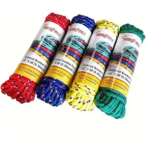 SunnyFence Cuerda de polipropileno trenzado de diamante