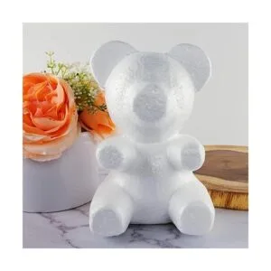 Oso de peluche de espuma con forma de nariz plana de