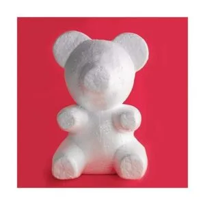 Oso de peluche de espuma con forma de nariz plana de