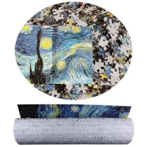 BEIWO Vincent Van Gogh Rompecabezas de noche estrellada_3