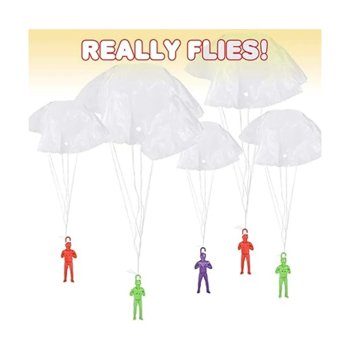 ArtCreativity Mini paracaidistas con paracaídas paquete_5