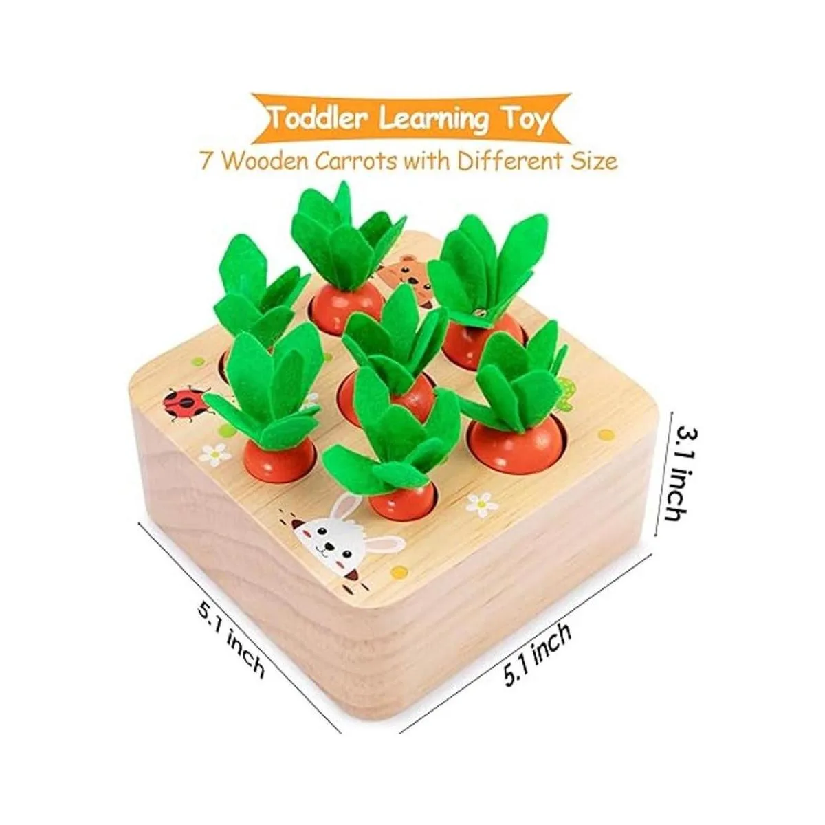 AOJOYS Montessori Juguetes de Pascua para bebés de 1 a 3_2