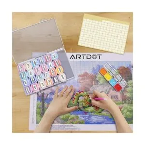 ARTDOT Paquete de 28 giras 2 recipientes de