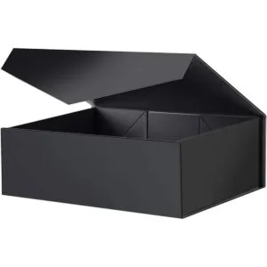 BLK WH Cajas de regalo de 14 x 9.5 x 4.5 in cajas de_1