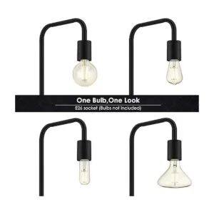 Lámpara de pie industrial. Lámpara de pie de 63 pulgadas_3