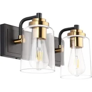 SOLFART 20.1 pulgadas color negro vintage para tocador