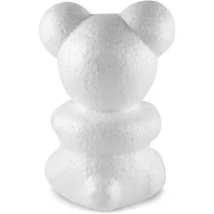 Oso de peluche de espuma con forma de nariz plana de