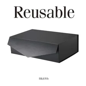 BLK WH Cajas de regalo de 14 x 9.5 x 4.5 in cajas de_3