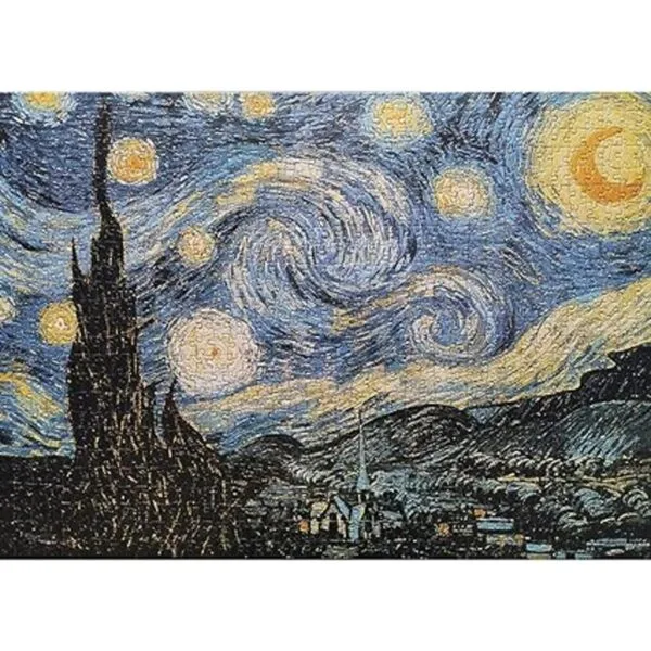 BEIWO Vincent Van Gogh Rompecabezas de noche estrellada_4