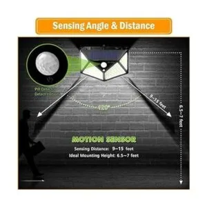 TMANGO Luces solares para exteriores 100 LED3 modos de_5