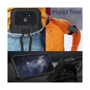 Funda para teléfono LG K51 con protector de pantalla de_3