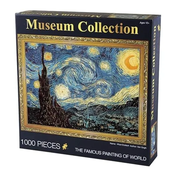 BEIWO Vincent Van Gogh Rompecabezas de noche estrellada_2