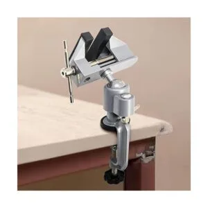 QWORK Abrazadera de mesa universal de 3 pulgadas que gira_5