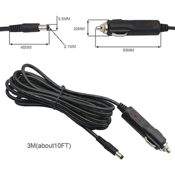 Cable adaptador de extensión para encendedor de_5