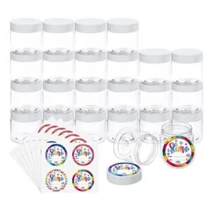 Habbi Paquete de 24 recipientes de slime de 6 onzas con