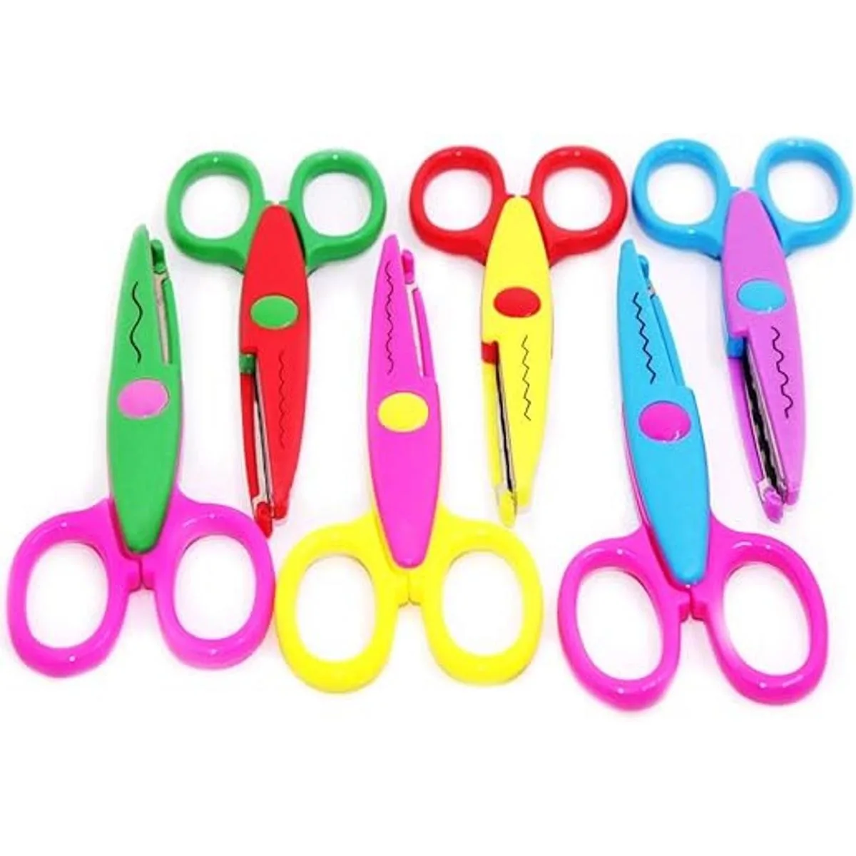 Juego de 12 tijeras creativas y perforadoras findTop para