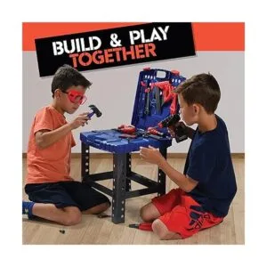 Play22 Juego de 76 bancos de trabajo para niños juego de_3