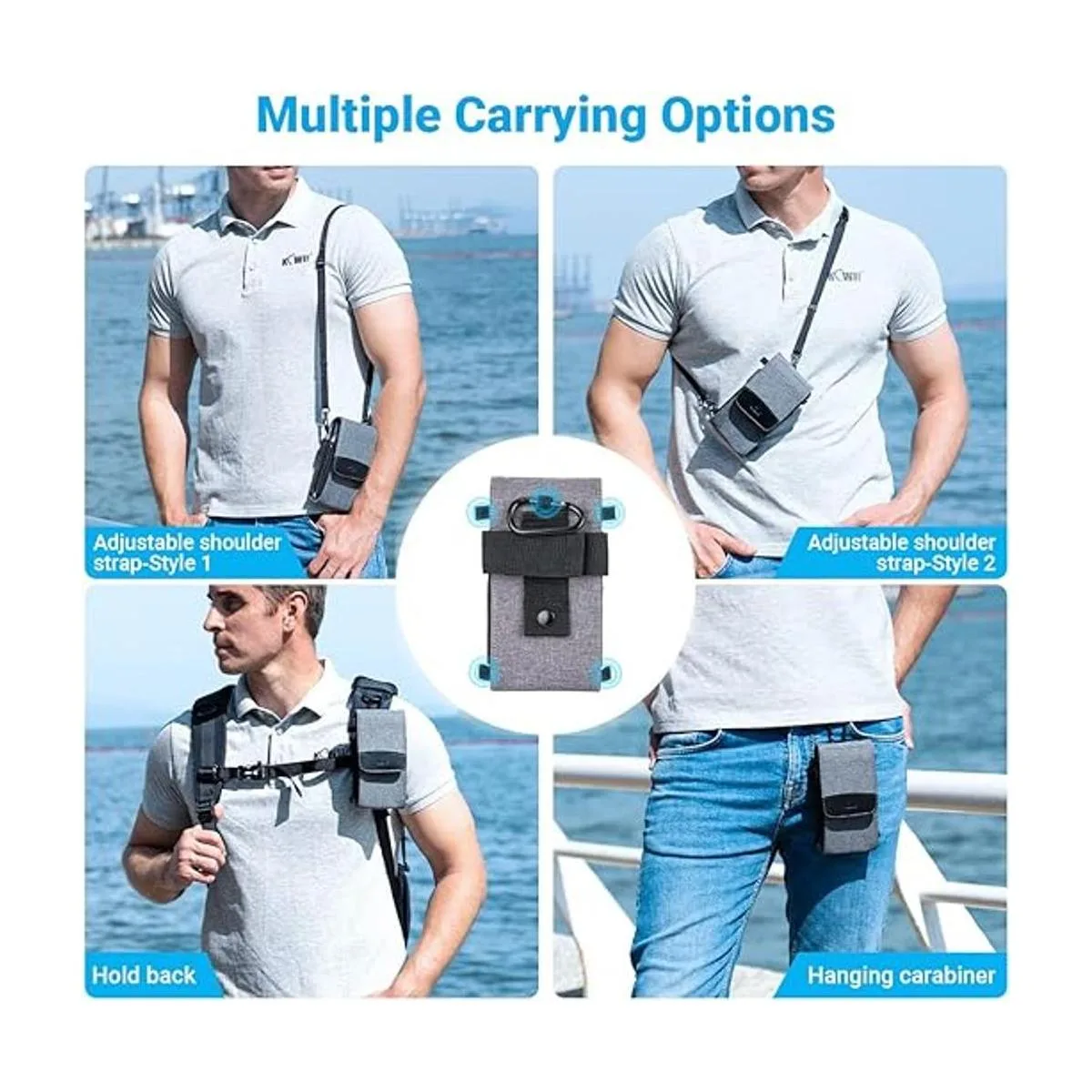 KIWIFOTOS Bolsa de viaje de doble capa con correa para el_4