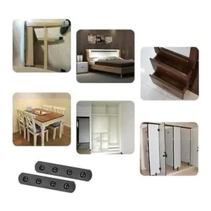 Sumnacon 8 piezas de placa plana de acero inoxidable