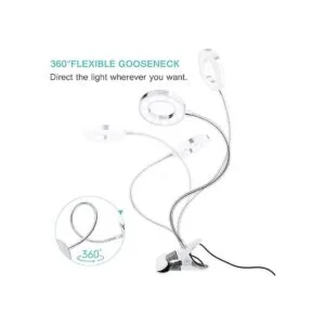 JimKing Lámpara de escritorio con luz de tatuaje luz de_4