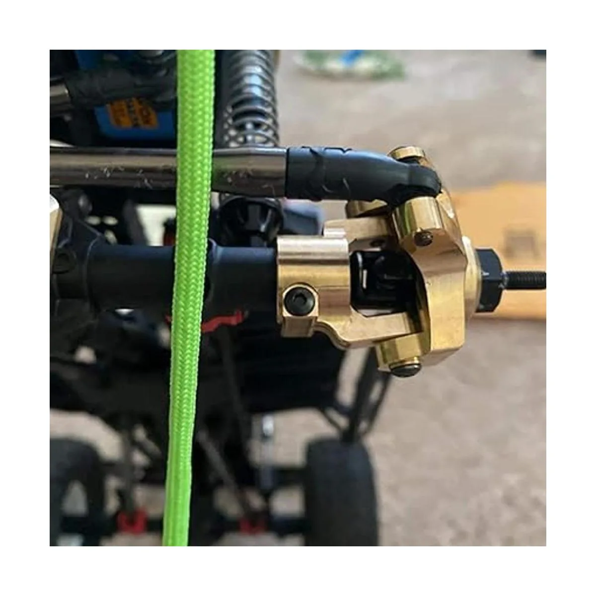 1 par de pesas de latón para eje delantero de coche CHub