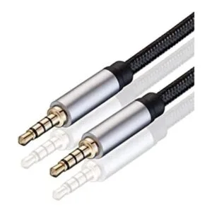 Cable de audio macho a macho de 25 pies 0.138 in 4 polos_1