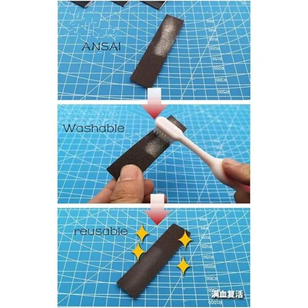 Hobby Model Craft Gundam Tools Esponja de lijado multiusos