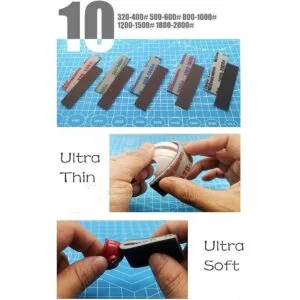 Hobby Model Craft Gundam Tools Esponja de lijado multiusos