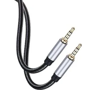 Cable de audio macho a macho de 25 pies 0.138 in 4 polos_2